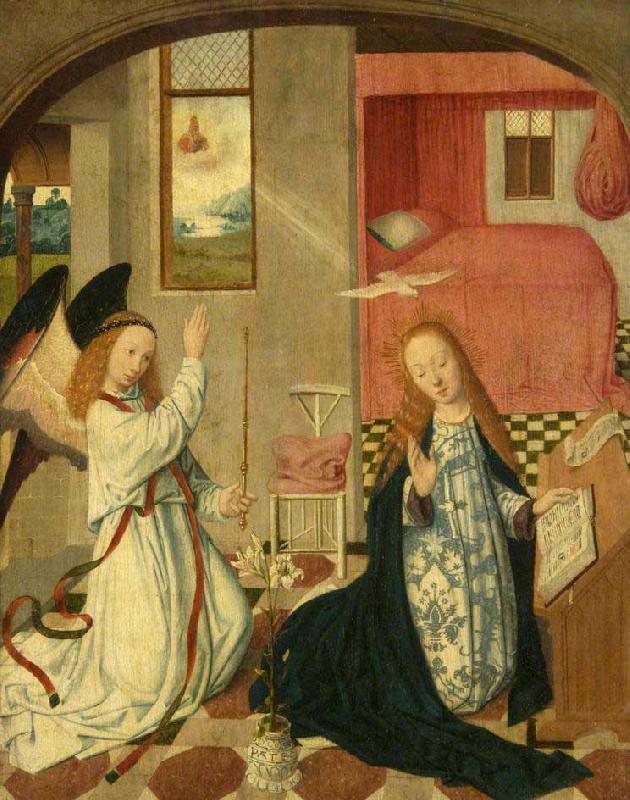 The Brunswick Monogrammist The Annunciation oil painting image